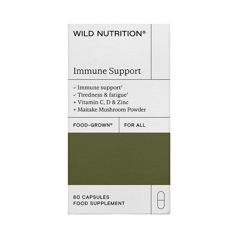 Wild Nutrition Immune Support 60 capsules, imported from the UK