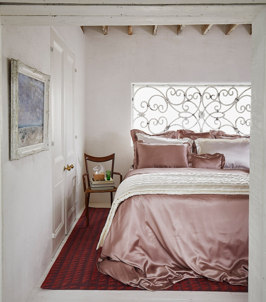 Gingerlily Silk King Duvet Cover 225cm x 220cm, UK version