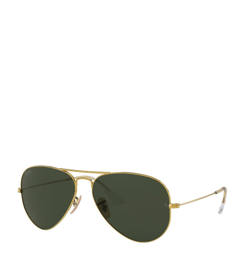 Ray-Ban Aviator sunglasses with metal frames, UK version