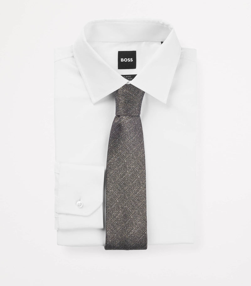 Boss Silk Mouliné Necktie - British product