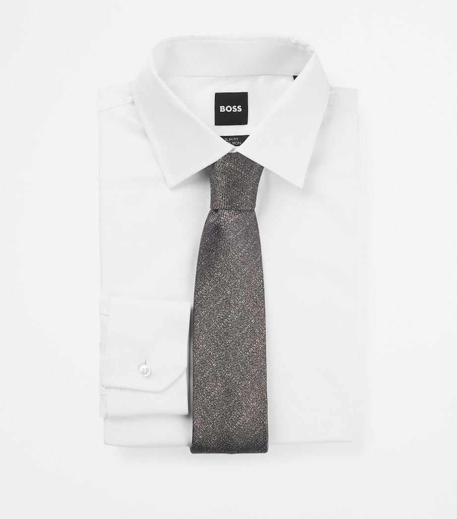 Boss Silk Mouliné Necktie - British product
