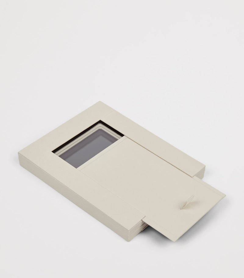 Smythson Calfskin Panama Double Frame 6 x 4 (British brand)