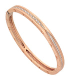 Bvlgari B.zero1 rose gold and diamond bangle, imported from the UK