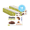 Diablo no added sugar cookies with caramel peanut 100g - British product