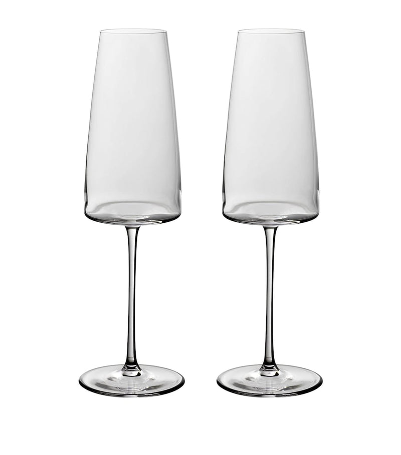 Villeroy & Boch crystal MetroChic champagne flutes 120ml (British brand)