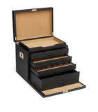 Smythson Panama Leather Jewellery Box (British brand)