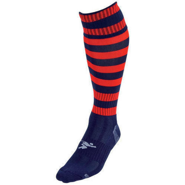 Precision Adult Pro Hooped Football Socks (7-12) GOODS Superdrug Navy/Red  