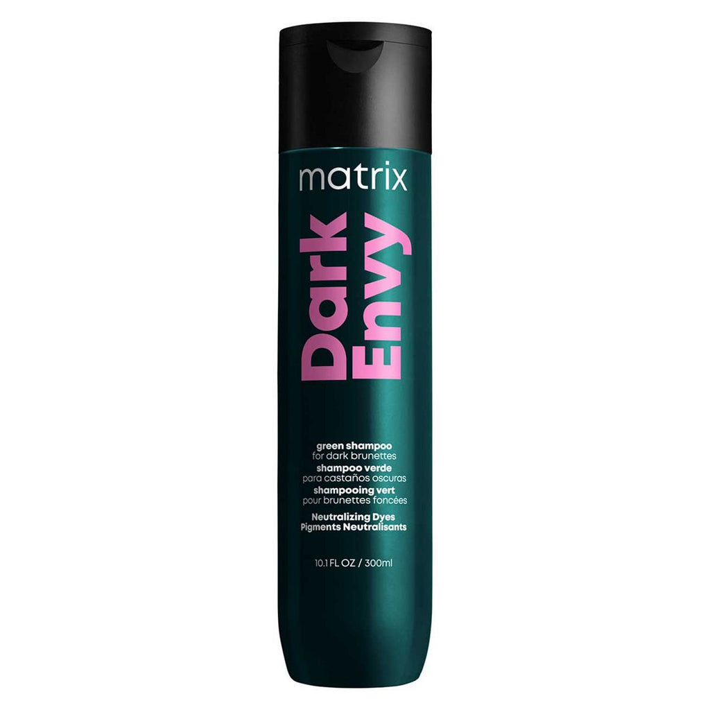 Matrix Dark Envy Green Shampoo Red Undertones on Dark Brunette Hair Total Results 300ml