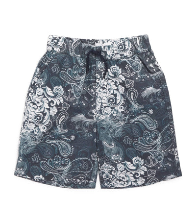 Roberto Cavalli Cotton Paisley Print Bermuda Shorts for Kids (4-14 Years)