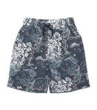 Roberto Cavalli cotton paisley print Bermuda shorts for ages 4-14 years, imported from the UK