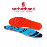 Sorbothane Full Strike shock-absorbing insoles, imported from the UK