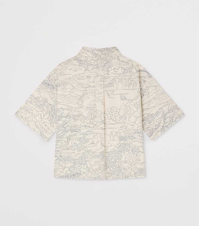 Bonpoint cotton printed shirt 10-14 years - British product