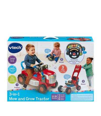 Harrods 3-in-1 Mow and Grow Tractor Toy with Sing-Along Songs and Developmental Modes- Buy online at McGrocer