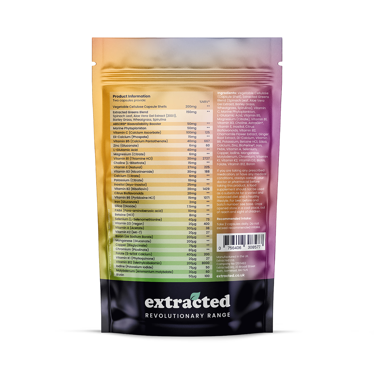 Multee Revolutionary Mega Multivitamin supplement (British brand)