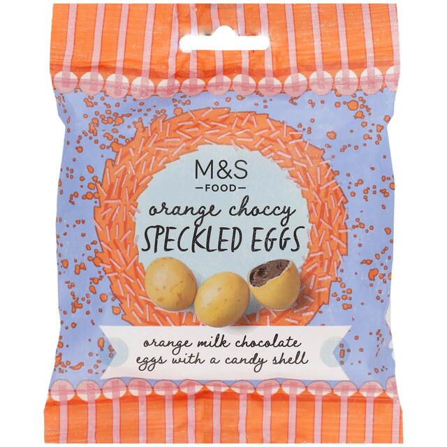 M&S Orange Speckled Eggs   75g