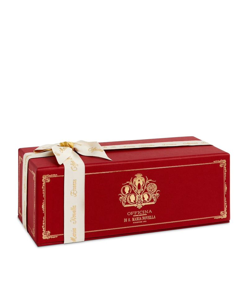 Santa Maria Novella scented candle set with Pot Pourri, Melograno, and Tobacco Toscano fragrances, 70g each (British brand)
