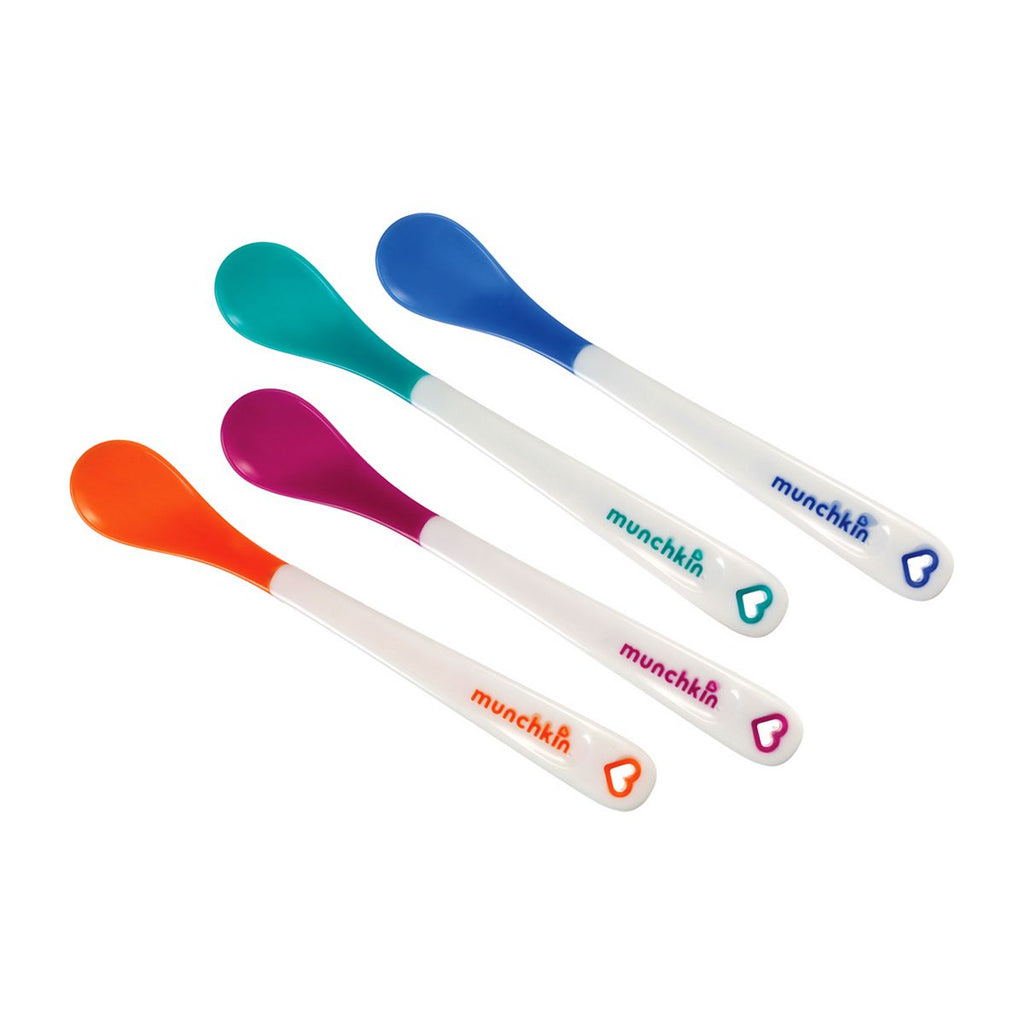 Munchkin White Hot® Infant Safety Spoons- 4 Pack