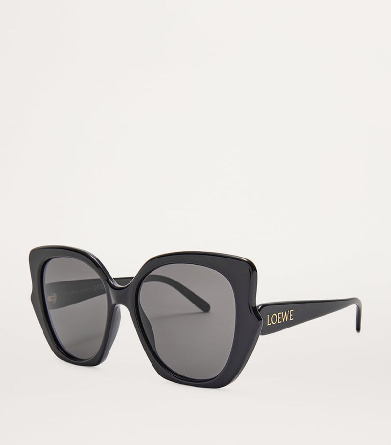 LOEWE Thin Fantasy oversized cat-eye sunglasses, imported from the UK