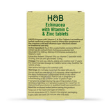 Holland & Barrett Echinacea with Vitamin C & Zinc 60 Tablets - 998311