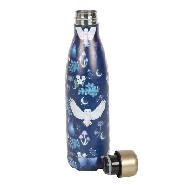 Something Different owl steel water bottle imported from the UK (British brand)