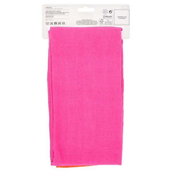 Superdrug pink sarong 170 x 110 cm (British brand)