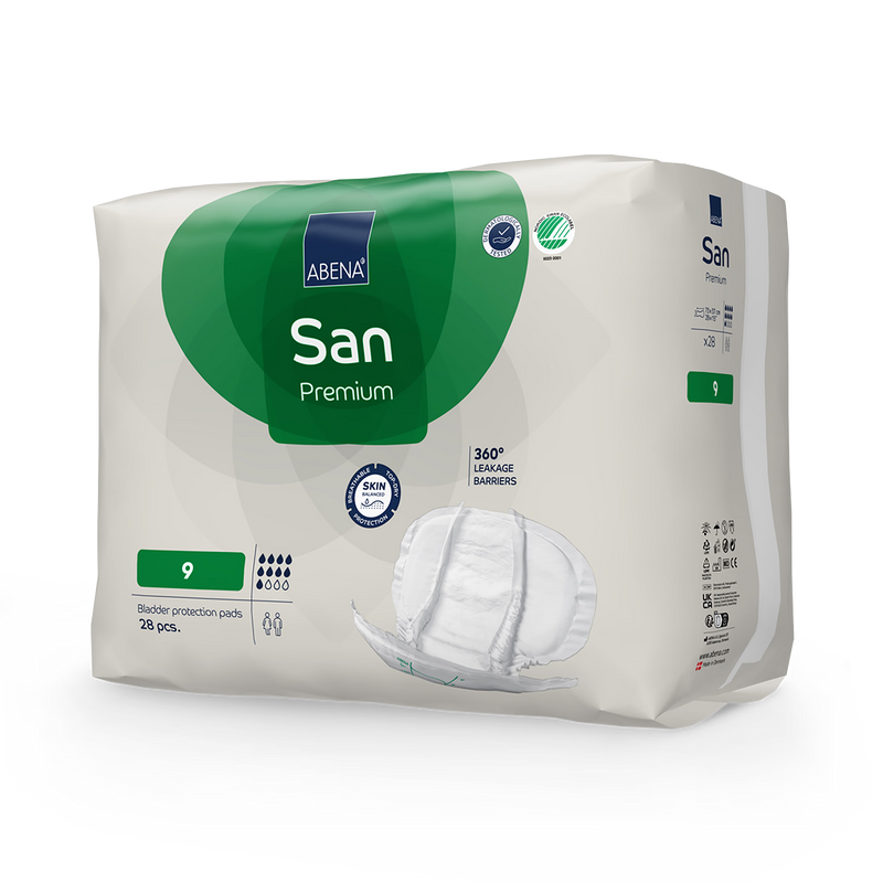ABENA San Premium 9 incontinence pads 28 pack, UK version
