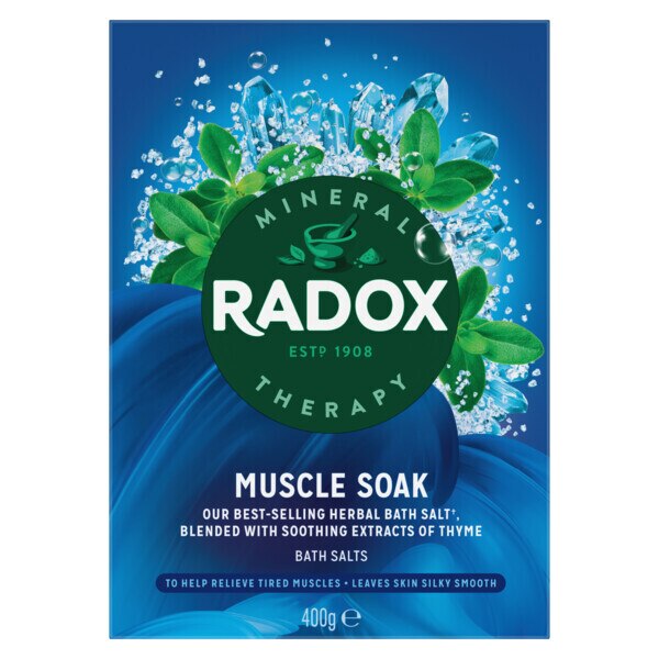 Radox Mineral Therapy Bath Salts Muscle Soak 400g GOODS Superdrug   