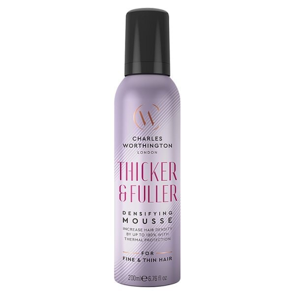 Charles Worthington Thickerandfuller Densifying Mousse 200ml GOODS Superdrug   