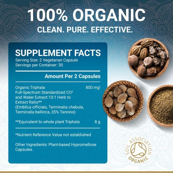 True Veda | Organic Triphala 10:1 Extract | Vegan | 60 Caps GOODS Superdrug   