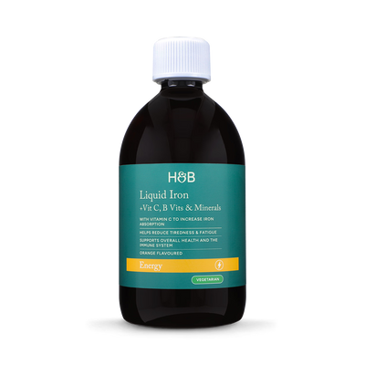 Holland & Barrett Holland & Barrett Iron B Vitamins C Minerals Liquid Orange Flavour 500ml- Buy online at McGrocer