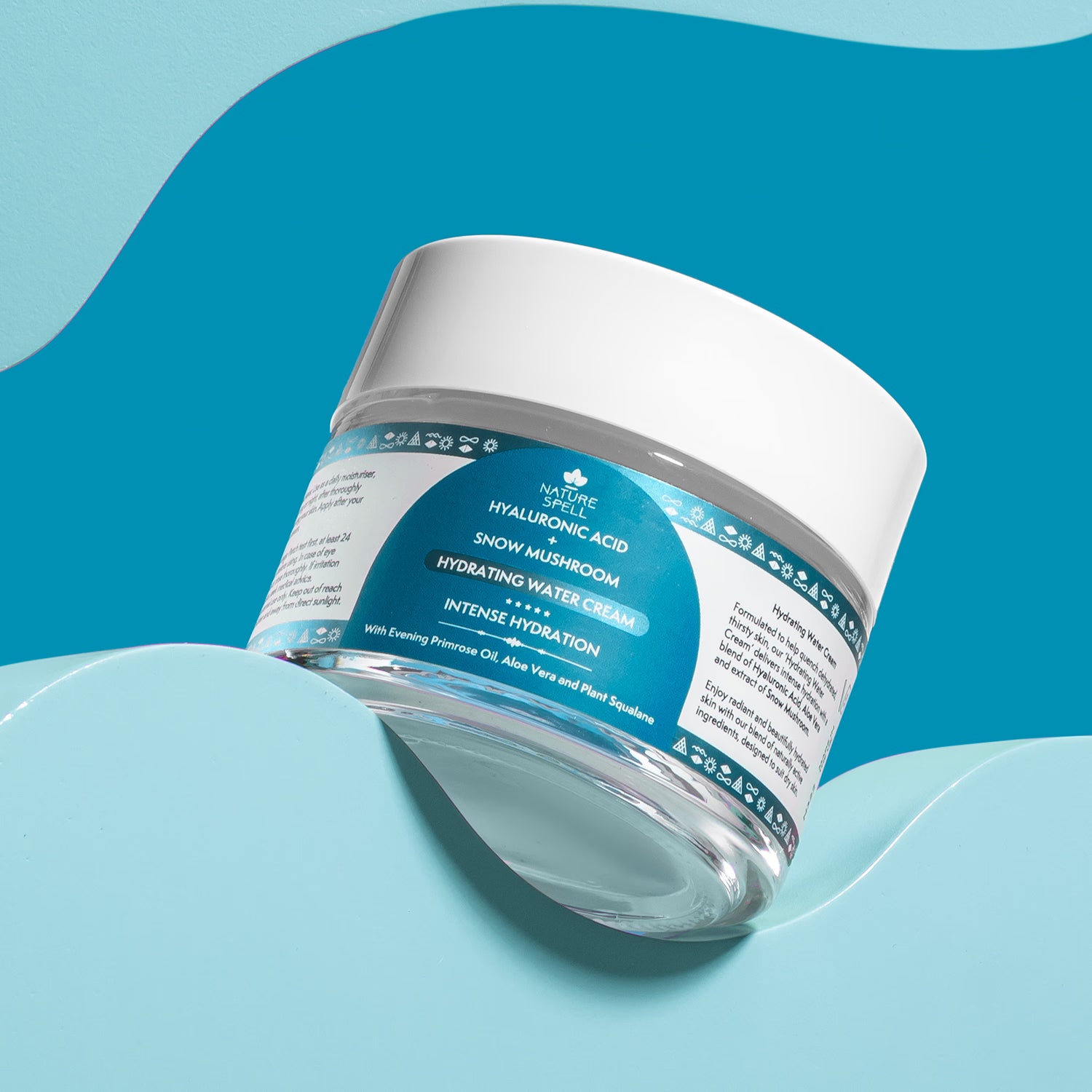 Nature Spell hydrating water cream with Hyaluronic Acid 100ml - British product