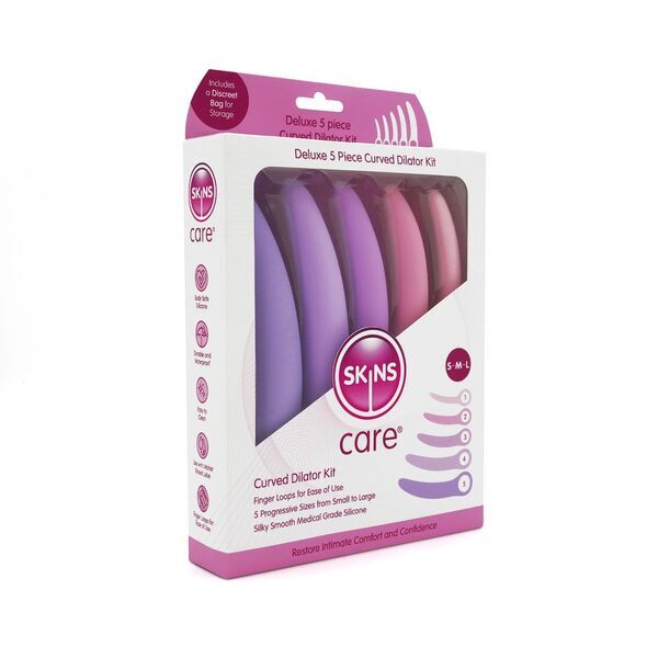 Skins Care curved dilator set 5pc, imported from the UK