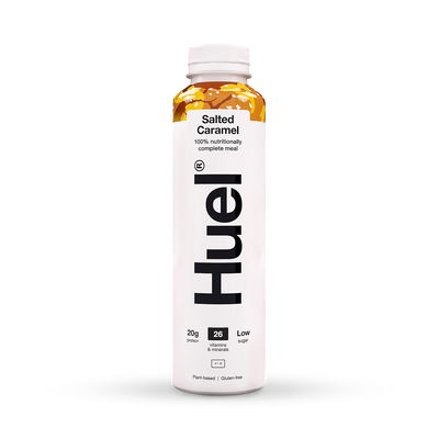 Holland & Barrett Huel Salted Caramel Nutritionally Complete Meal Replacement Drink 500ml- Buy online at McGrocer