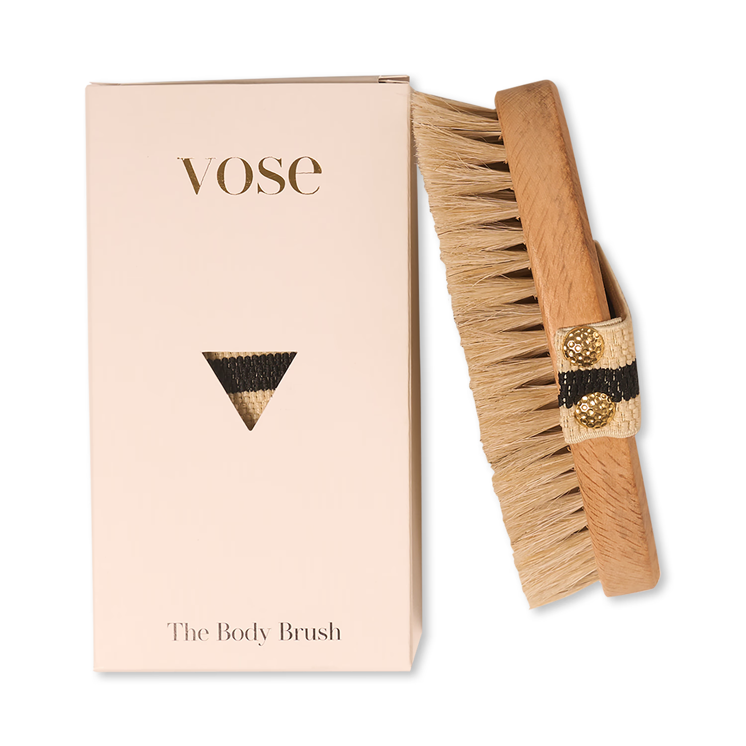 Horse hair dry body brush, UK version