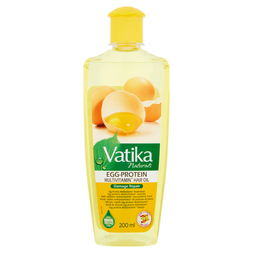 Vatika Naturals Egg Protein Multivitamin+ Damage Repair Oil GOODS ASDA   