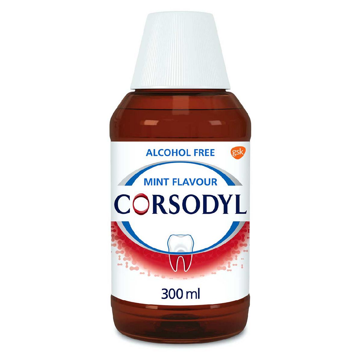 Corsodyl Medicated, Antibacterial Mouthwash, Alcohol Free, 300ml GOODS Boots   