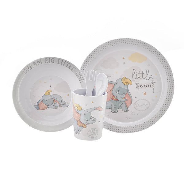 Disney 5 Piece Melamine Crockery Set - Dumbo GOODS Superdrug   