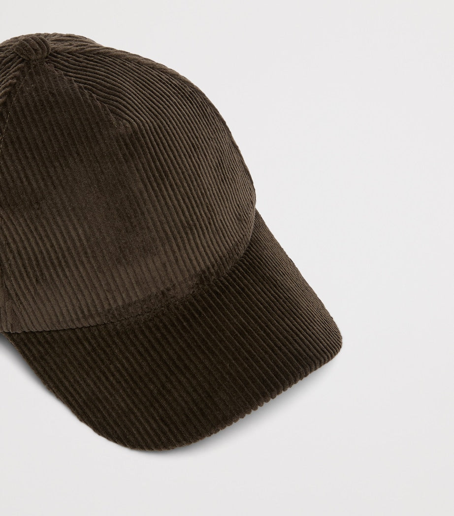 Weekend Max Mara corduroy baseball cap, UK version