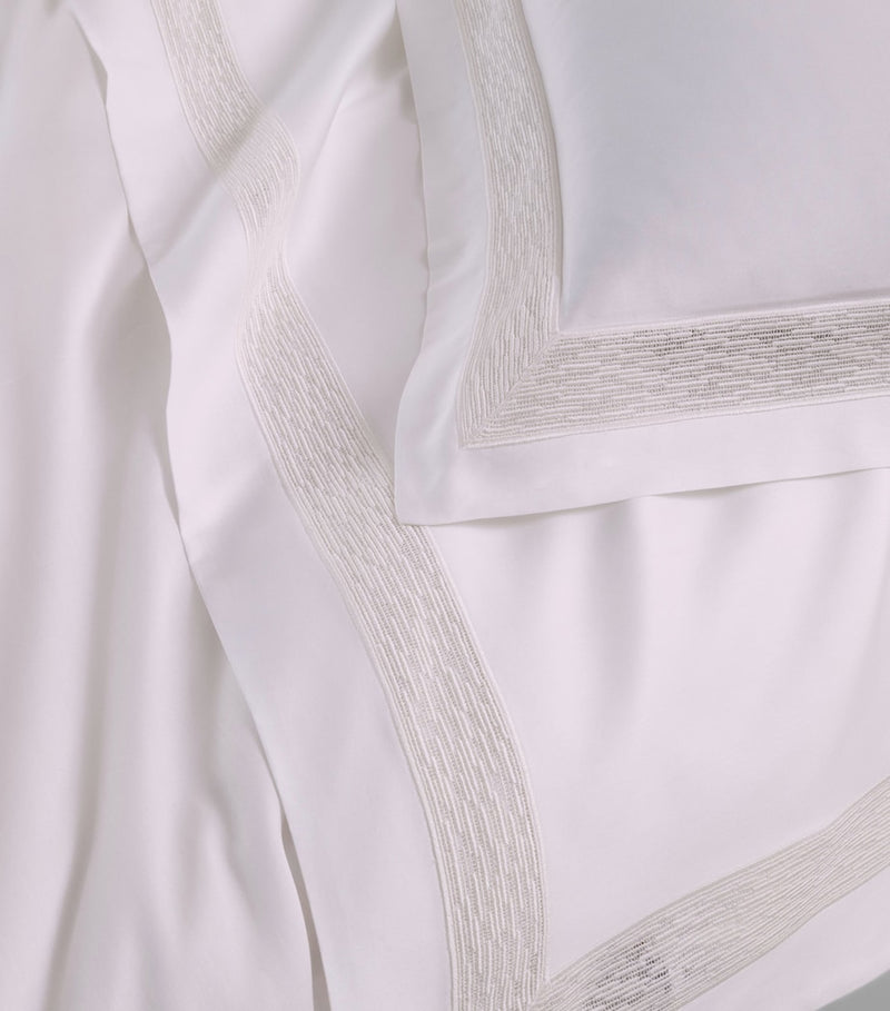 Frette Balance lace king duvet cover cotton sateen (British brand)