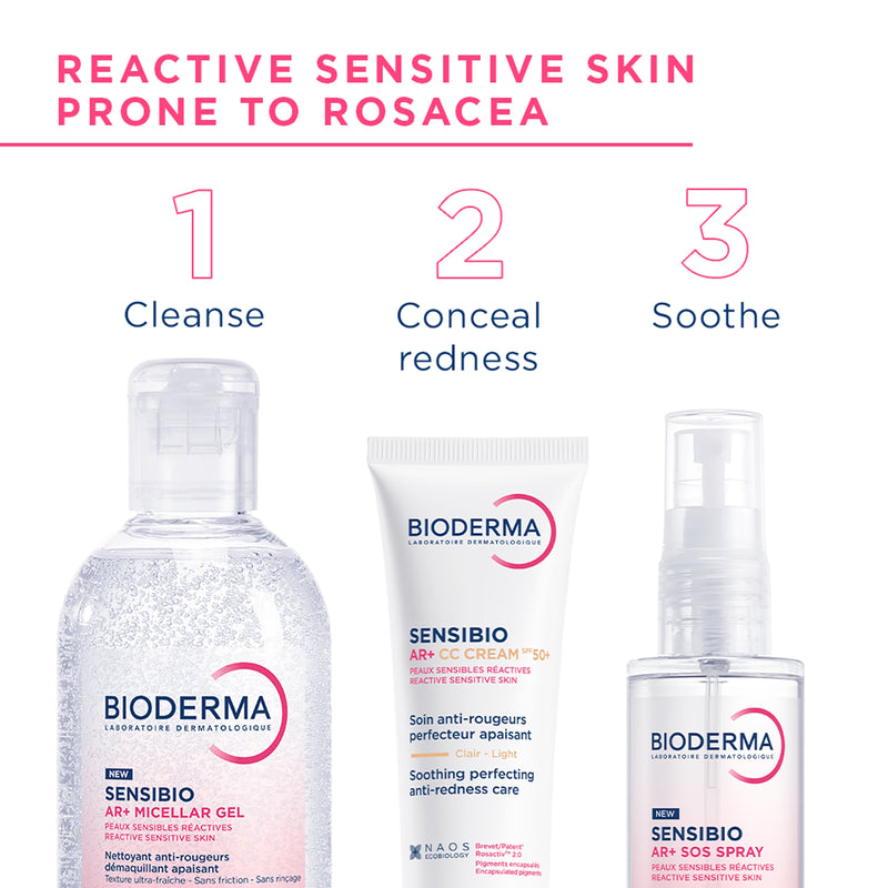 Bioderma AR+ SOS anti-redness spray 70ml, imported from the UK