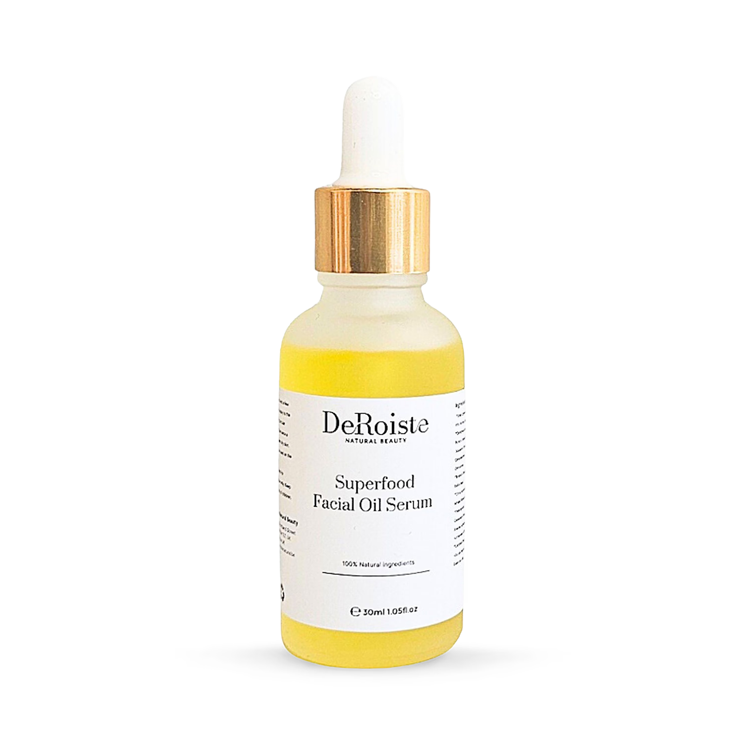 Superfood facial oil serum with organic botanicals (British brand)