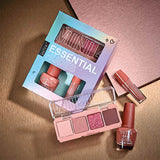 Technic Essential Nudes makeup set eyeshadow palette lip gloss nail varnish - British product