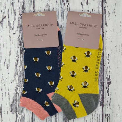 Superdrug Miss Sparrow 2 Par Bambus Sneakersokker - Kjøp online hos McGrocer