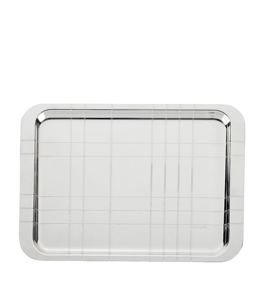 Christofle Silver-Plated Graphik Tray 30cm x 20cm - British product