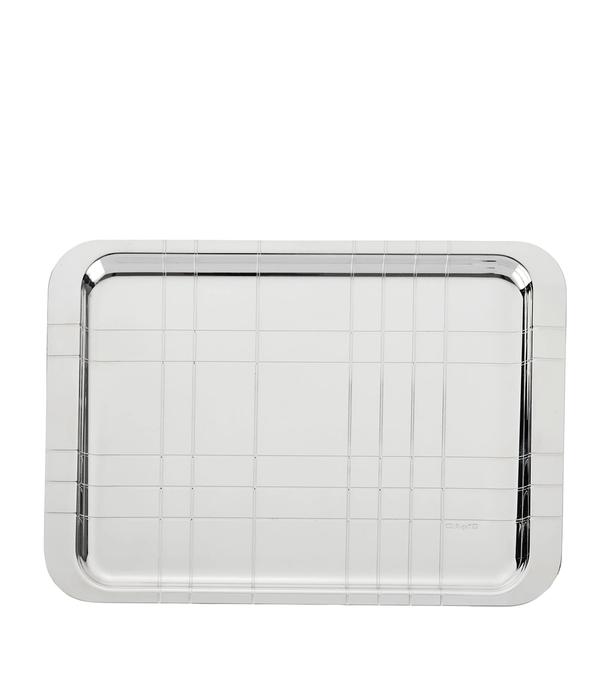 Christofle Silver-Plated Graphik Tray 30cm x 20cm - British product