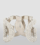 Dolce&Gabbana cuff bracelet with embellished DG Millennials logo - British product