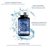 Edible Health Type II marine collagen capsules 60 count, UK version