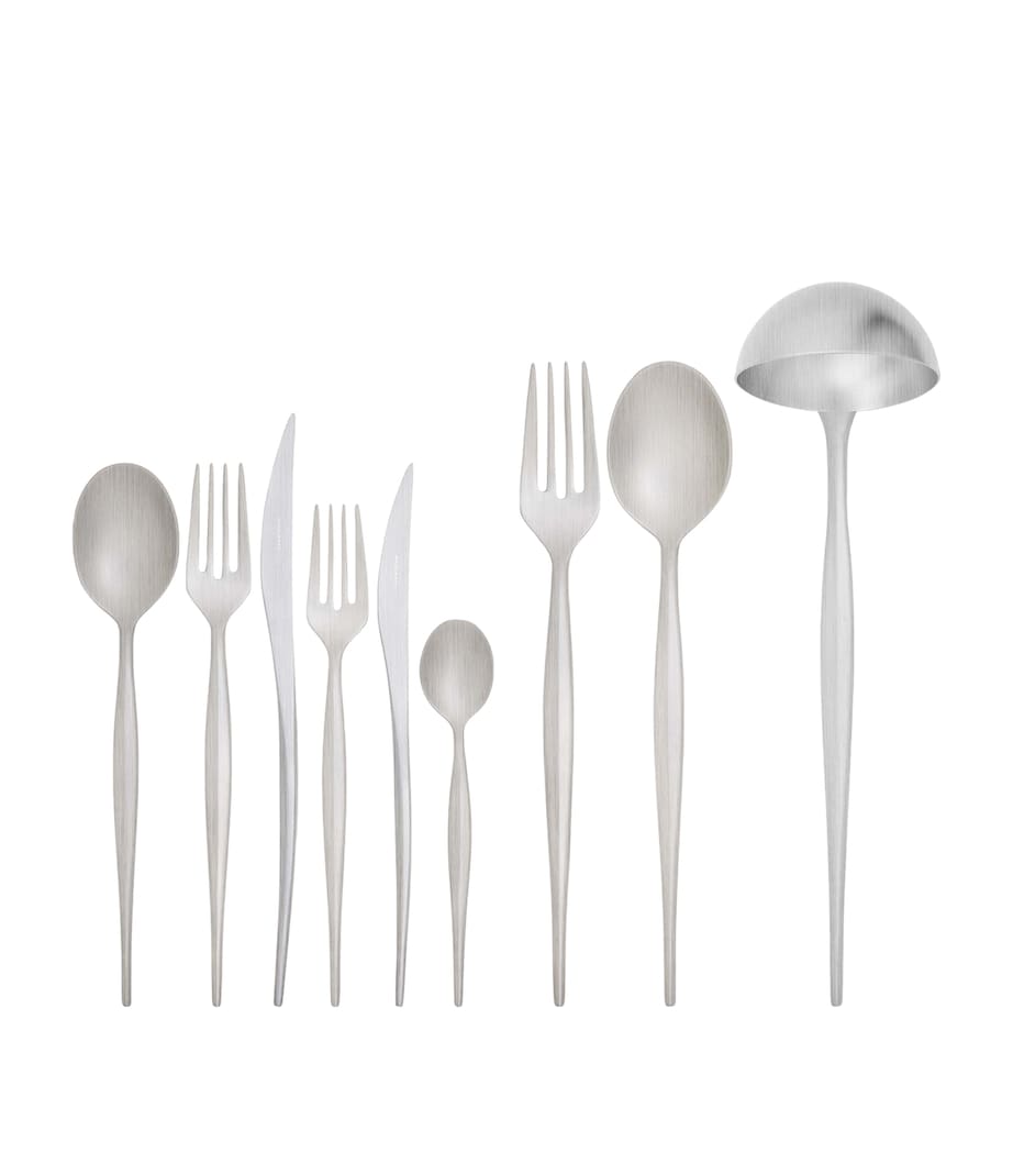 Bugatti Satin Stainless Steel Natura 75-piece cutlery set - British product