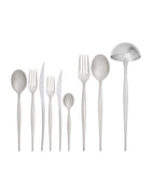 Bugatti Satin Stainless Steel Natura 75-piece cutlery set - British product