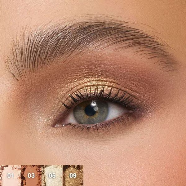 Morphe Flickering Sands eyeshadow palette 12-pan (British brand)